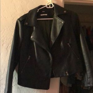 BDG black leather jacket